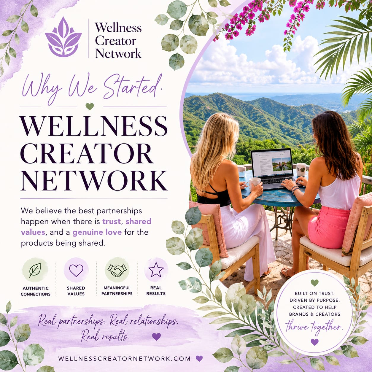 Why we started Wellness Creator Network